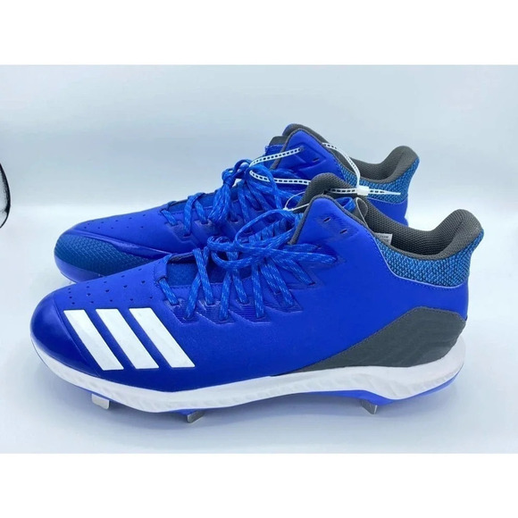 Men\'s Adidas Baseball/ Soccer Athletic Cleats Men\'s Lace-Up Metal Cleats US 14 main image 5